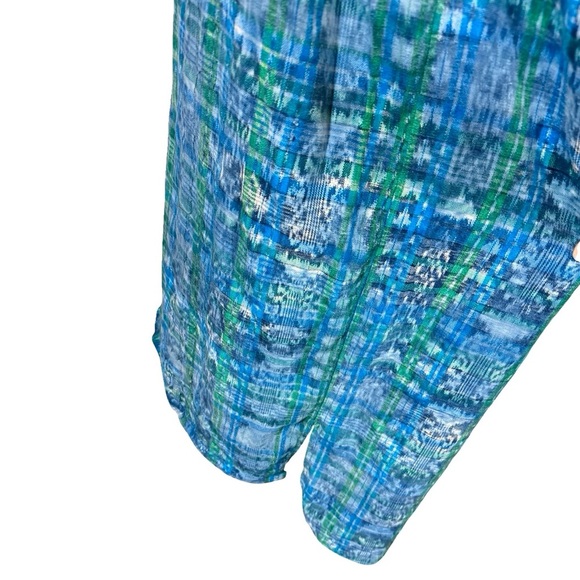 Handmade Vintage 80s Guatemalan Ikat Maxi Dress Embroidered Huipil Panel - Picture 5 of 9